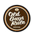 OLD GUYS RULE STACKED LOGO' STICKER DECAL - METALLIC SILVER